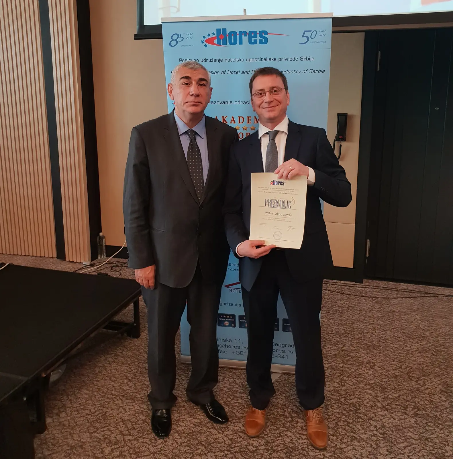 HORES professional recognition in 2018