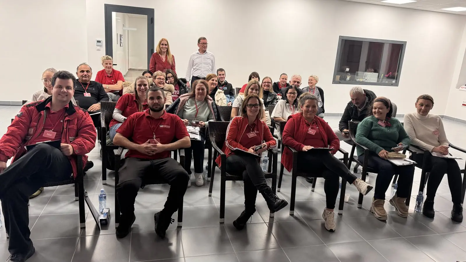 Participants during a professional training programme